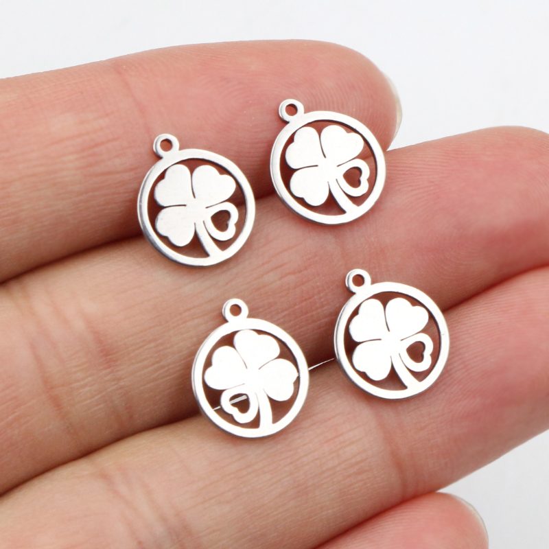 Vintage Fashion Enthusiasts - 30pcs 12x10mm Charms 316 Stainless Steel