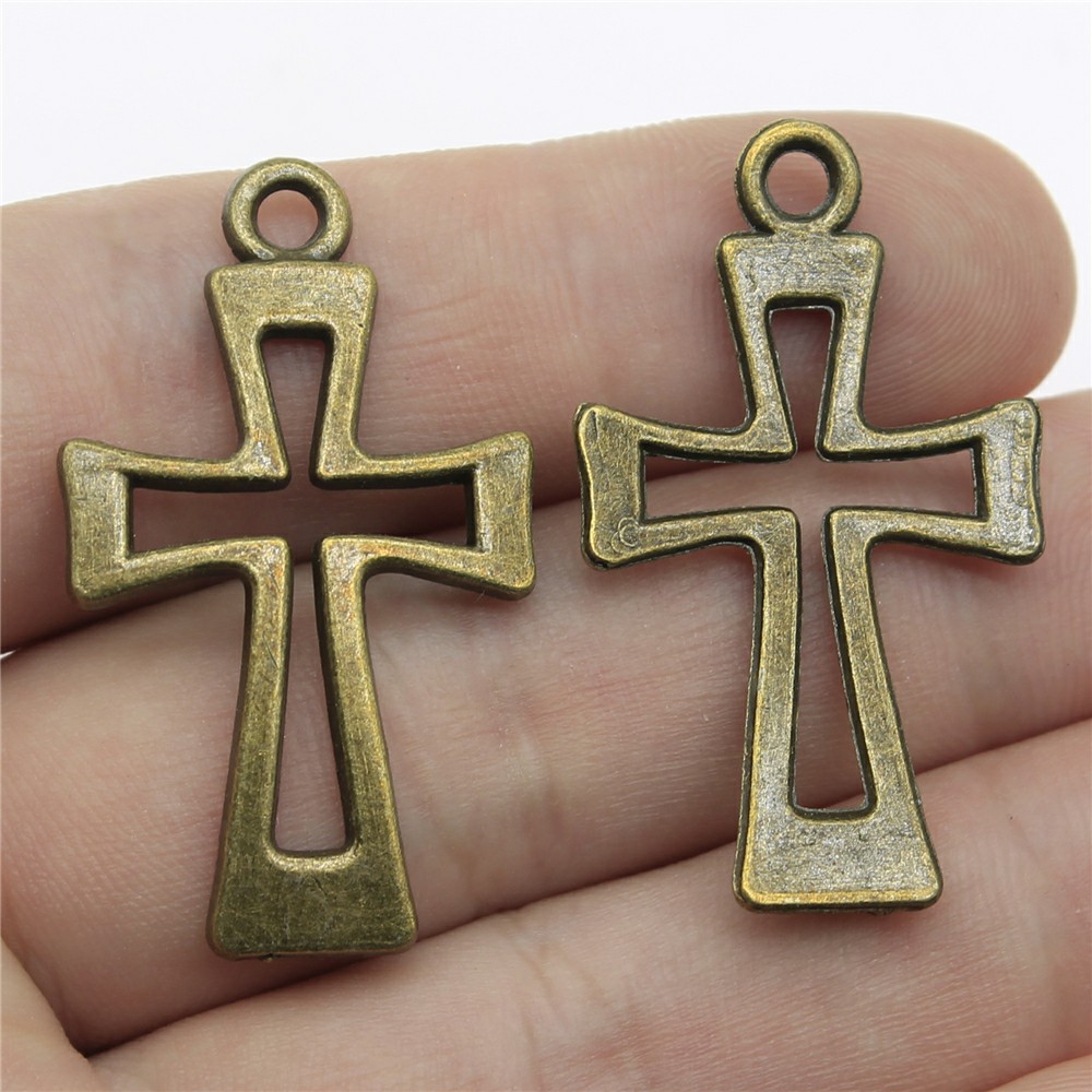 Vintage Fashion Enthusiasts - 3pcs 38x22mm 2 Colors Antique Silver