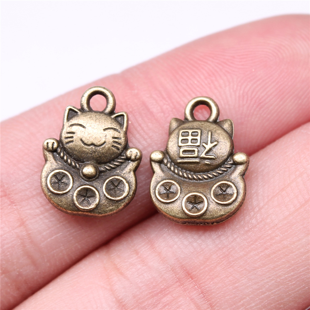 Vintage Fashion Enthusiasts - 10pcs 15x11mm 3 Colors Antique Silver