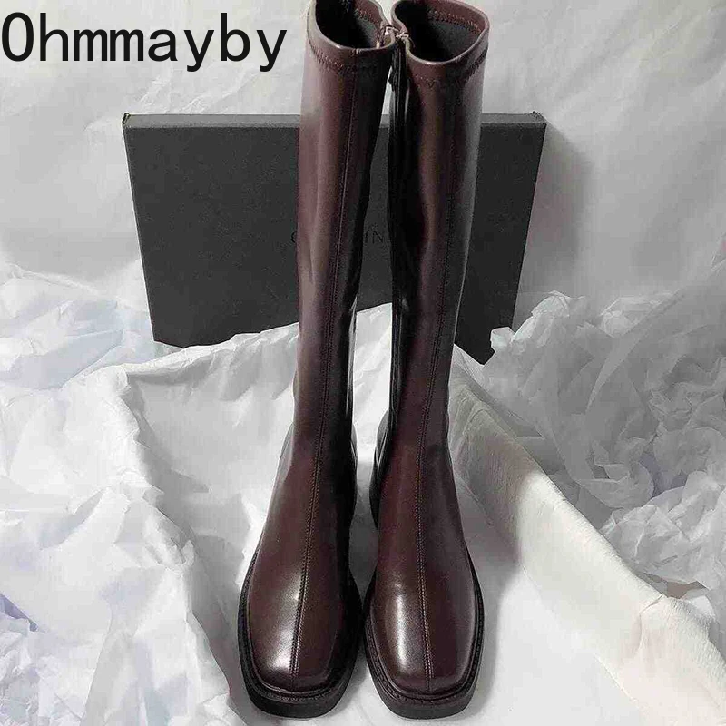 Vintage Thick Heel Women Knee  - Vintage Fashion Online recension och pris