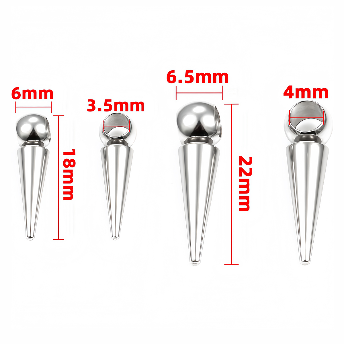 10pcs Retro Cone Charms Pendan - Vintage Fashion Enthusiasts recension och pris