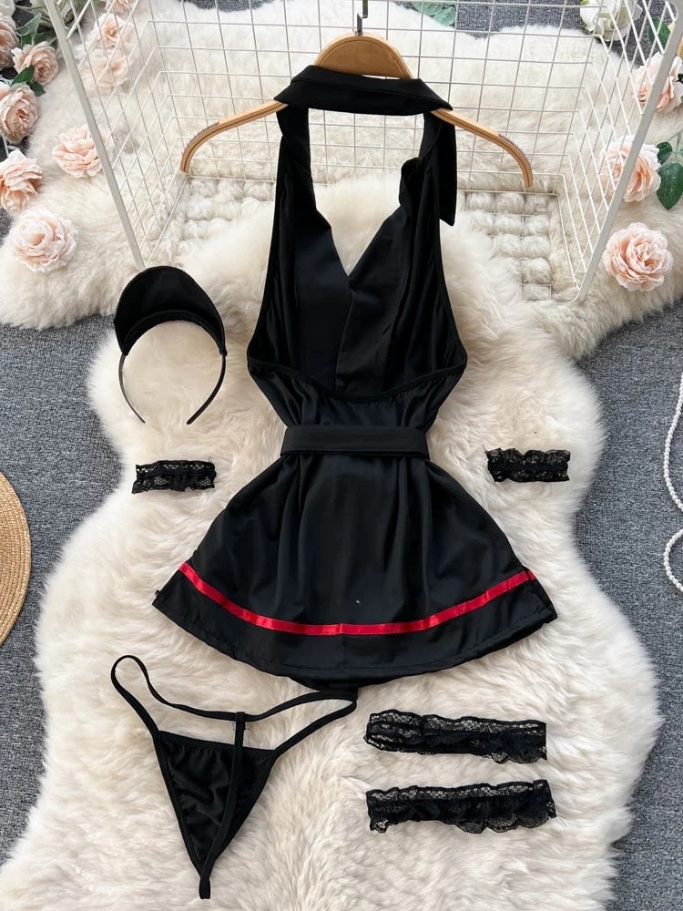 Erotic Fashion Sexy Halter Lin - Vintage Fashion Dresses recension och pris