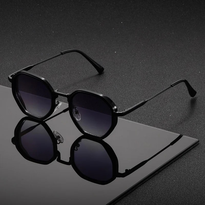 1 Pair Unisex Round Metal Fash - Vintage Fashion Enthusiasts recension och pris