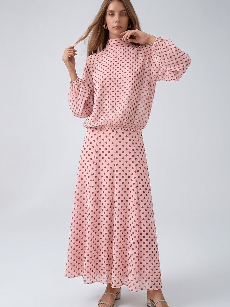HH Vintage Womens Polka Dot Su - Vintage Fashion Jersey recension och pris