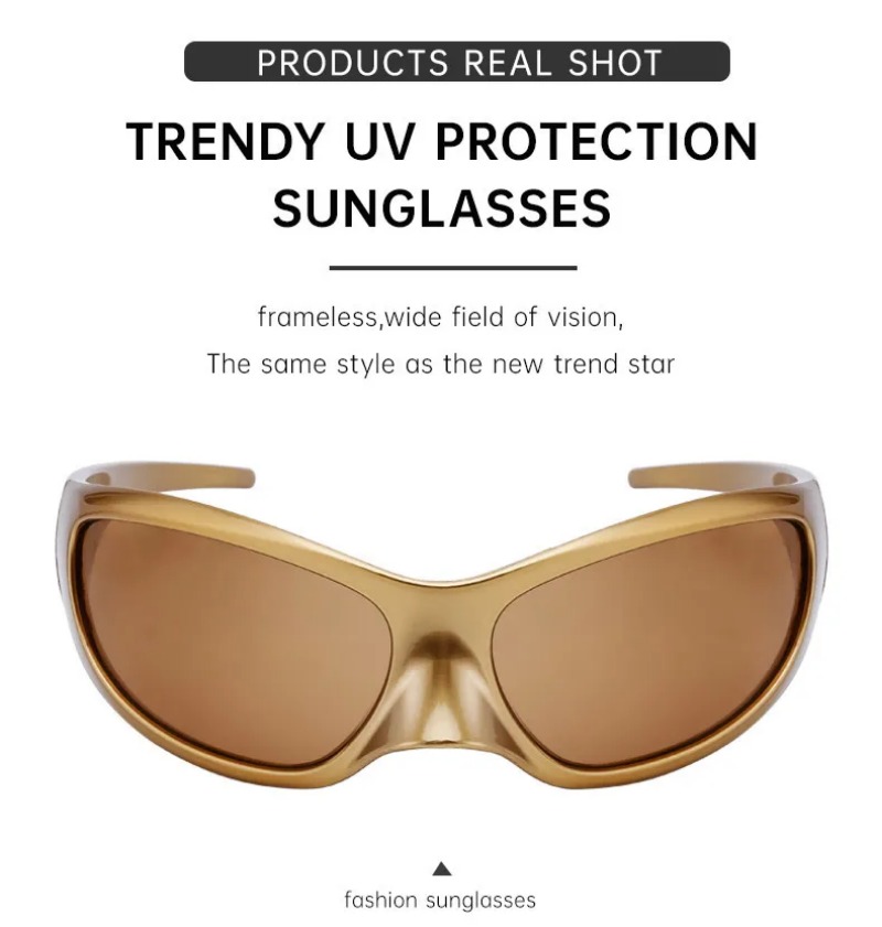 New Y2K Punk Sunglasses Women  - Vintage Fashion Enthusiasts recension och pris